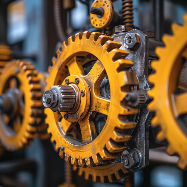 closeup-yellow-industrial-gears-production-line_334364-33321